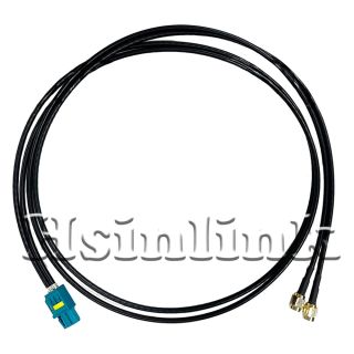 HS-2ports SMAM To 2ports MiniFakraZF With DS302 Cable XXcm (6G)_Web1